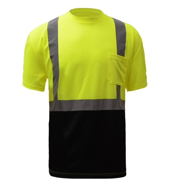 ANSI Class 2 t-shirt with black bottom.... from ASI 58492 GSS Safety LLC / GSS Safety