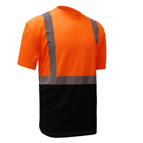 ANSI Class 2 t-shirt with black bottom.... from ASI 58492 GSS Safety LLC / GSS Safety