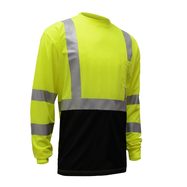 Class 3 Safety T-shirt with black bottom - Lime.... from ASI 58492 GSS Safety LLC / GSS Safety