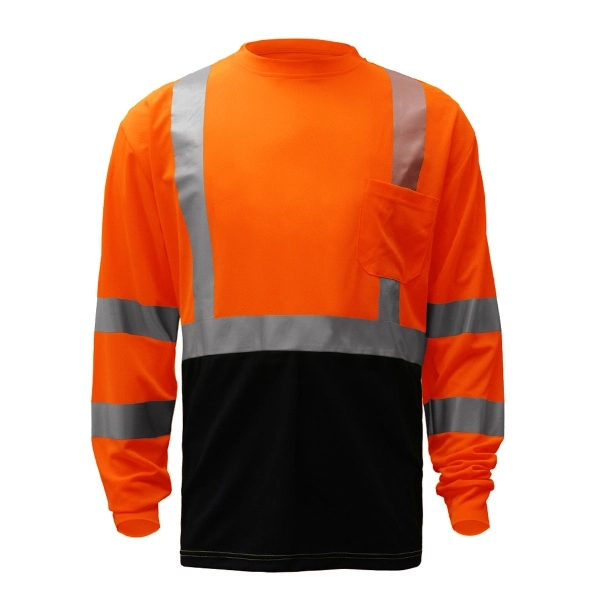Class 3 Safety T-shirt with black bottom - Orange.... from ASI 58492 GSS Safety LLC / GSS Safety