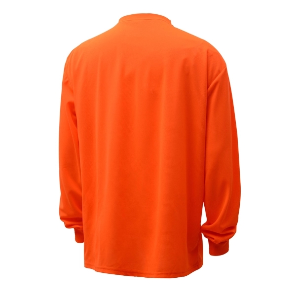 Non-ANSI Long Sleeve Safety T-Shirt With Black Bottom... from ASI 58492 GSS Safety LLC / GSS Safety