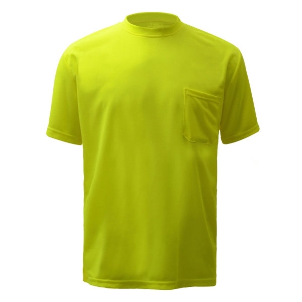 Moisture wicking short sleeve safety t-shirt with chest pocket.... from ASI 58492 GSS Safety LLC / GSS Safety