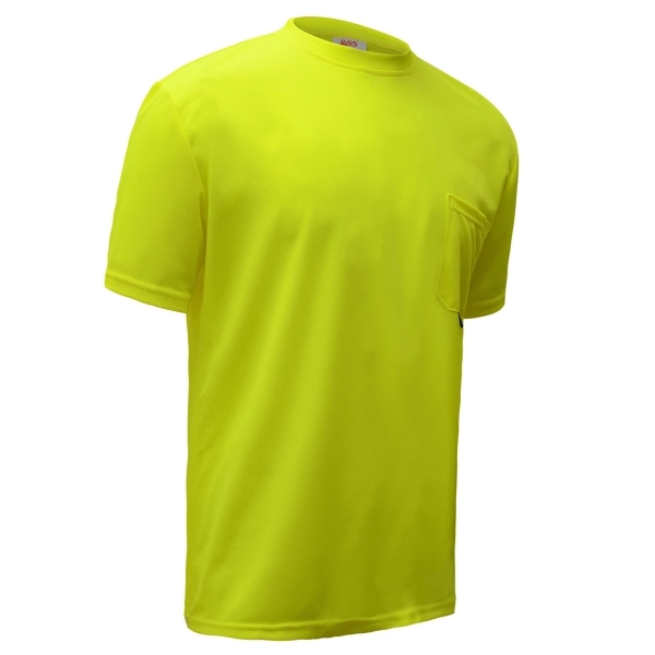 Moisture wicking short sleeve safety t-shirt with chest pocket.... from ASI 58492 GSS Safety LLC / GSS Safety