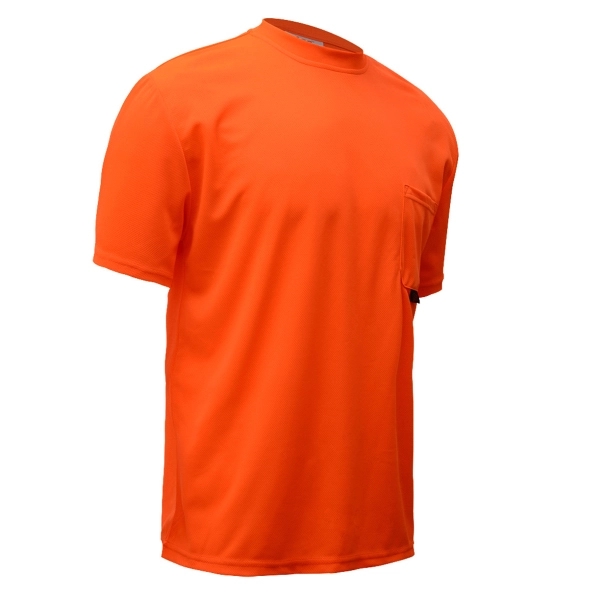 Moisture wicking short sleeve safety t-shirt with chest pocket.... from ASI 58492 GSS Safety LLC / GSS Safety