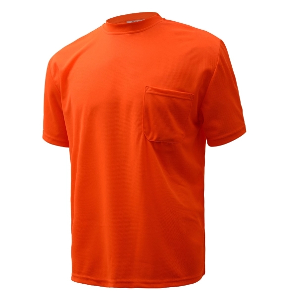 Moisture wicking short sleeve safety t-shirt with chest pocket.... from ASI 58492 GSS Safety LLC / GSS Safety