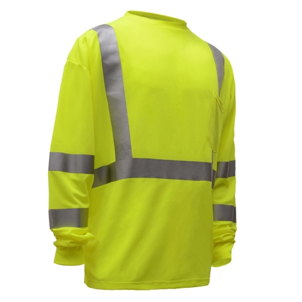 Class 3 standard moisture wicking t-shirt w/chest pocket.... from ASI 58492 GSS Safety LLC / GSS Safety