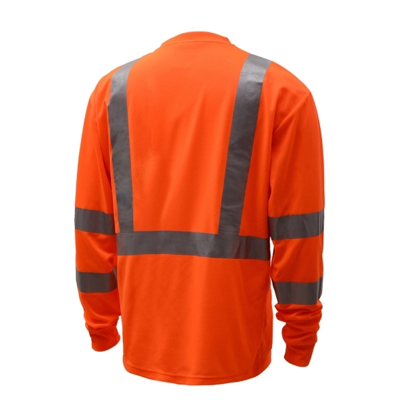 Class 3 standard moisture wicking t-shirt w/chest pocket.... from ASI 58492 GSS Safety LLC / GSS Safety