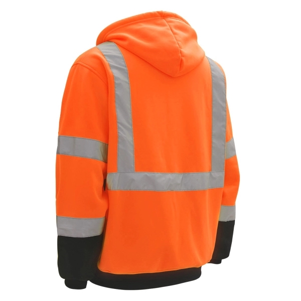 Class 3 Fleece hooded pullover safety sweatshirt - Orange.... from ASI 58492 GSS Safety LLC / GSS Safety