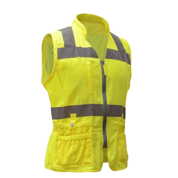 Women's safety vest with elasticized pockets.... from ASI 58492 GSS Safety LLC / GSS Safety