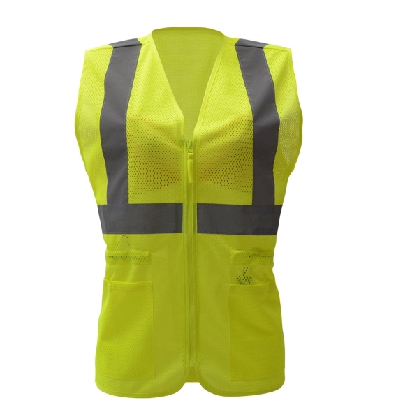 Women's safety vest with clinched waist.... from ASI 58492 GSS Safety LLC / GSS Safety