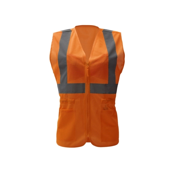 Women's safety vest with clinched waist.... from ASI 58492 GSS Safety LLC / GSS Safety