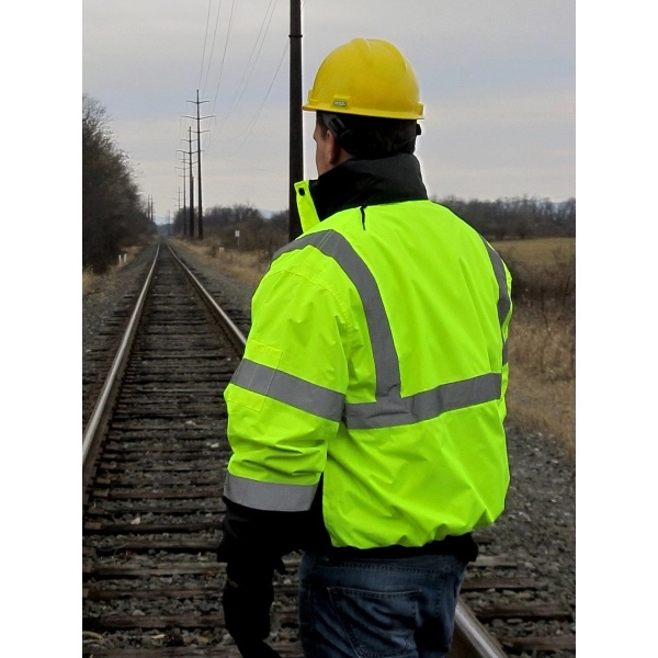 Class 3 100% Waterproof Bomber Jacket.... from ASI 58492 GSS Safety LLC / GSS Safety