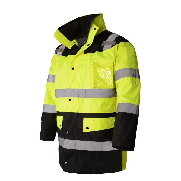 Waterproof quilt-liner safety parka / fleece liner - Lime.... from ASI 58492 GSS Safety LLC / GSS Safety