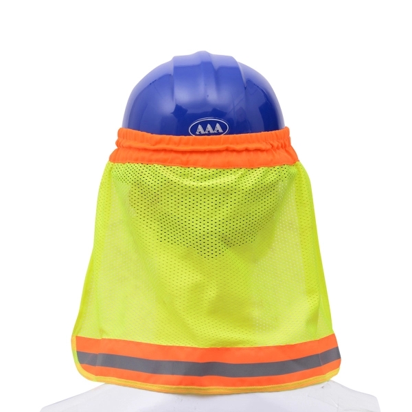 Hard Hat Mesh Sun Shade, Reflective tape.... from ASI 58492 GSS Safety LLC / GSS Safety