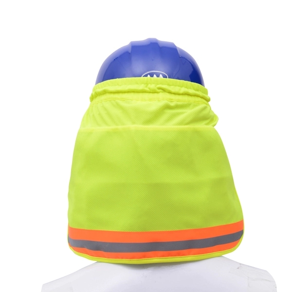 Hard Hat Mesh Sun Shade, Reflective tape.... from ASI 58492 GSS Safety LLC / GSS Safety