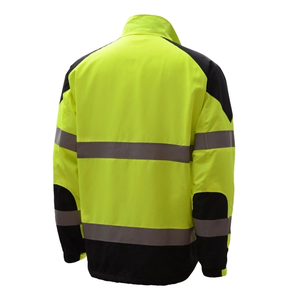 Class 3 - 3M Safety Windbreaker with Black Bottom - Lime... from ASI 58492 GSS Safety LLC / GSS Safety