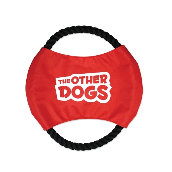 Rope throwing toys for dogs that measures 8" in diameter.... from ASI 98360 WOWLine / WOWLine®