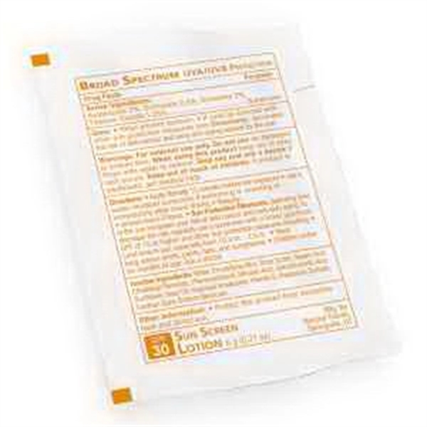 SPF 30 Sunscreen Lotion Packette, Stock, No Imprint... from ASI 73497 Natural Trends