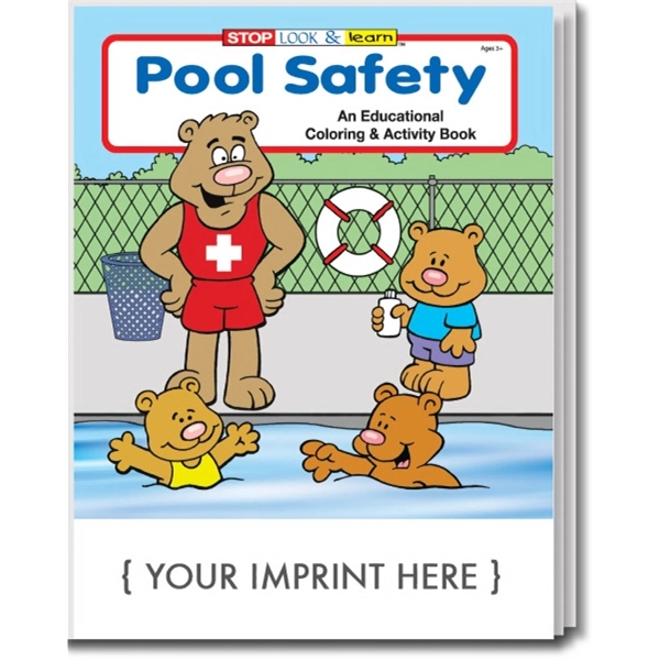 Pool Safety educational coloring and activity book.... from ASI 45815 Coloring Book Solutions / Coloring Book Solutions™