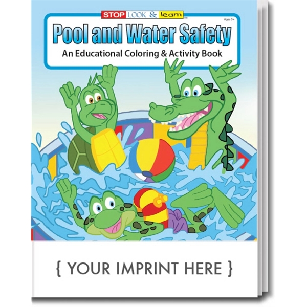 Pool and Water Safety coloring book.... from ASI 45815 Coloring Book Solutions / Coloring Book Solutions™