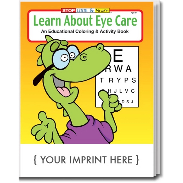 Learn About Eye Care educational coloring and activity book.... from ASI 45815 Coloring Book Solutions / Coloring Book Solutions™