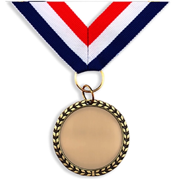 1.75" die cast zinc alloy medal with full color poly dome... from ASI 52263 EMT / EMT EMT EASY