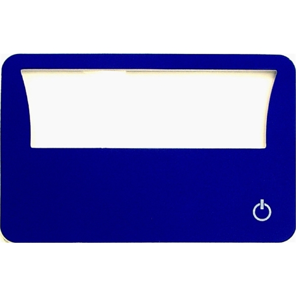 Credit card size magnifier with flashlight... from ASI 74585 Nu Promo International / Nu Promo Line