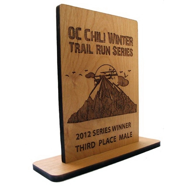 Laser-engraved, acrylic table signs measure 5" x 7" and come with... from ASI 92531 Unique Custom Products / UCP