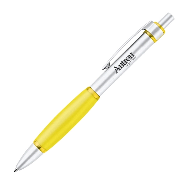 Click action ballpoint pen. Has an aluminum construction barrel with soft... from ASI 40544 Binaco / Binaline
