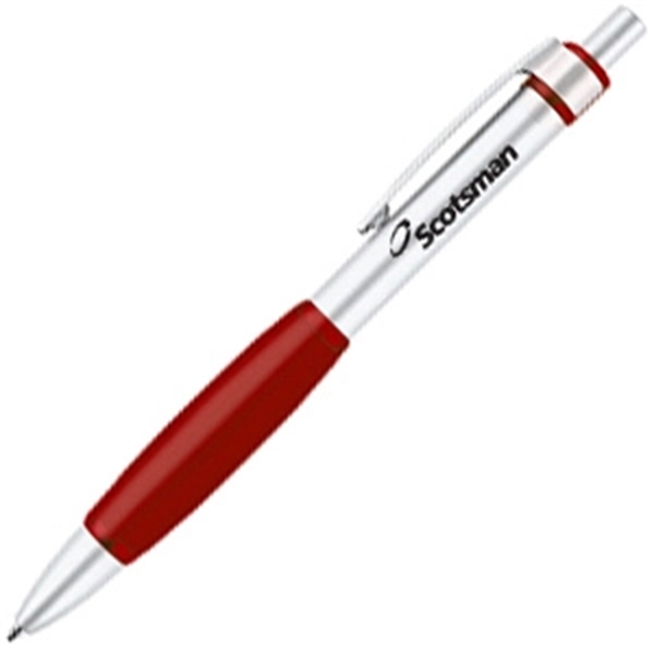 Click action ballpoint pen. Has an aluminum construction barrel with soft... from ASI 40544 Binaco / Binaline