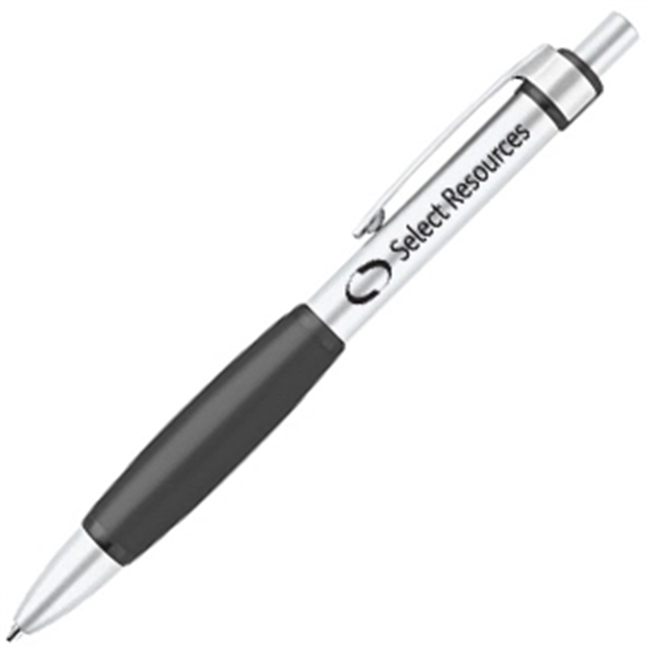 Click action ballpoint pen. Has an aluminum construction barrel with soft... from ASI 40544 Binaco / Binaline