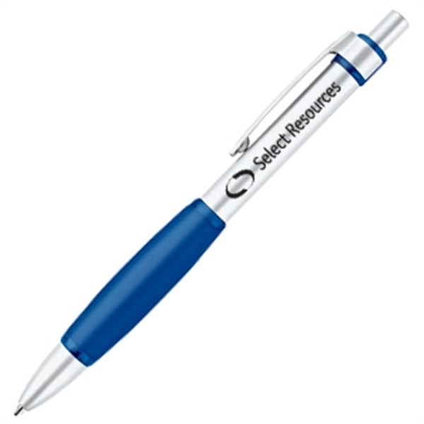 Click action ballpoint pen. Has an aluminum construction barrel with soft... from ASI 40544 Binaco / Binaline