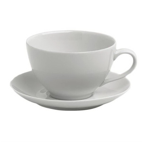 Cup and Saucer 2 sizes Coupe Style Fine Porcelain... from ASI 68878 Mar's Line / Mar's Promotions / MAR's Line Mars China Collection