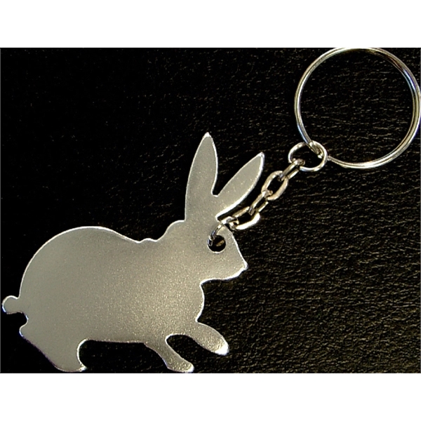 Rabbit shape bottle opener with key chain.... from ASI 74585 Nu Promo International / Nu Promo Line