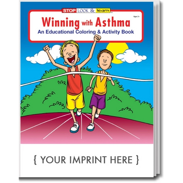 Winning with Asthma educational coloring and activity book.... from ASI 45815 Coloring Book Solutions / Coloring Book Solutions™