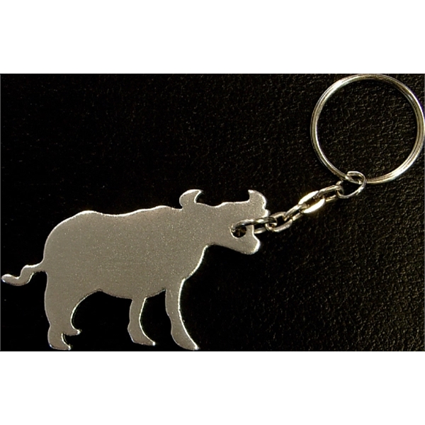 Cow / Bull shape bottle opener with key chain.... from ASI 74585 Nu Promo International / Nu Promo Line