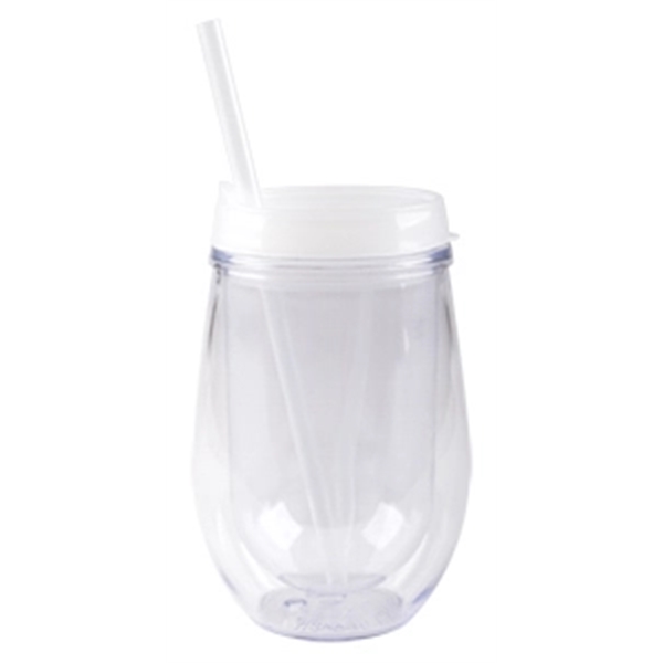 Lid & Straw for 10oz Bev2Go Tumbler... from ASI 80093 Pyrographics / Pyrographics Line