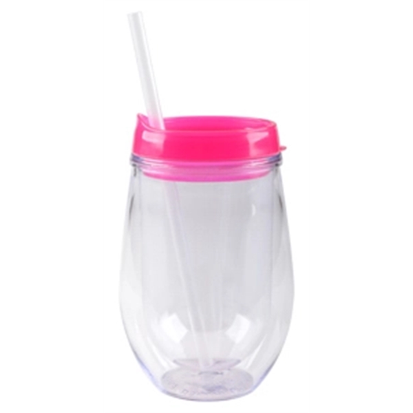 Lid & Straw for 10oz Bev2Go Tumbler... from ASI 80093 Pyrographics / Pyrographics Line