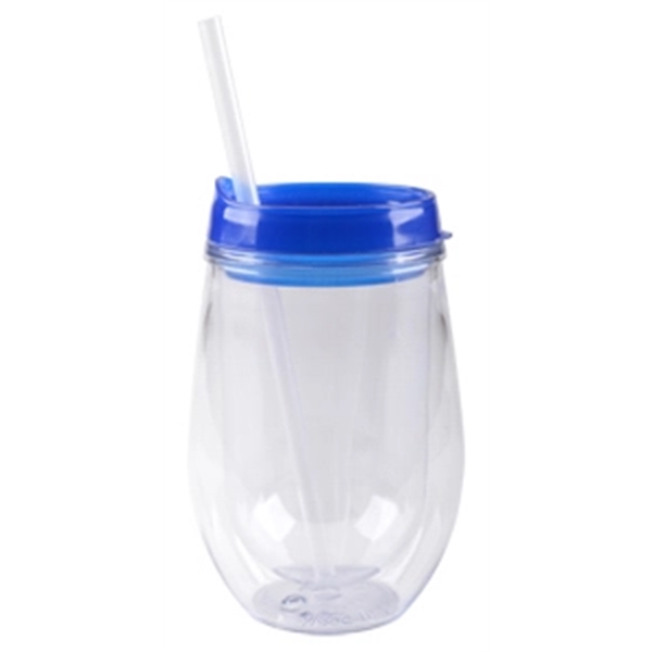Lid & Straw for 10oz Bev2Go Tumbler... from ASI 80093 Pyrographics / Pyrographics Line