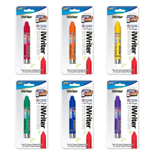 1 Pack iWriter Crayon Shaped Stylus & Pen... from ASI 67675 Liqui-Mark Corp