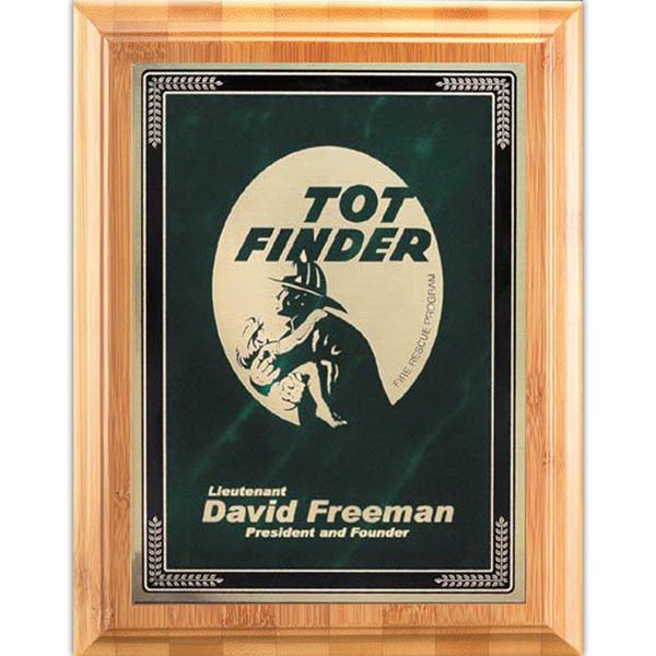 Bamboo plaque, 7" x 9".... from ASI 84592 St Regis Group