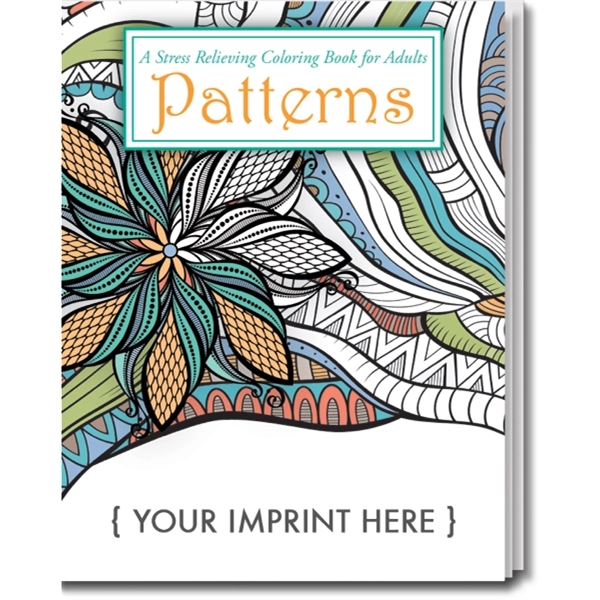 Stress reliever: patterns stress relieving coloring book for adults.... from ASI 45815 Coloring Book Solutions / Coloring Book Solutions™ LivRite