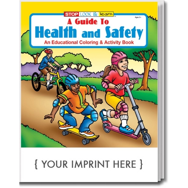 A Guide to Health and Safety coloring and activity book.... from ASI 45815 Coloring Book Solutions / Coloring Book Solutions™