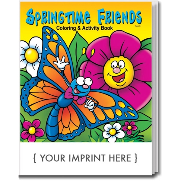 Springtime Friends coloring and activity book.... from ASI 45815 Coloring Book Solutions / Coloring Book Solutions™