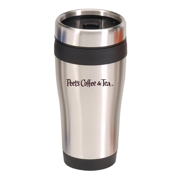 16oz 18/8 Stainless steel exterior and plastic interior. Steel rimmed lid... from ASI 40544 Binaco / Binaline