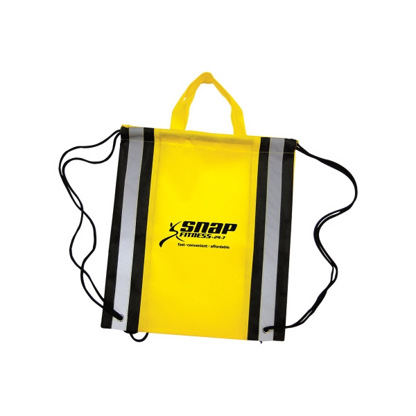 Eco-Promotions - Eco-friendly safety backpack with reflector stripe.... from ASI 39250 ZZ OLD - Beacon Promotions Inc / Beacon Brand  Builders