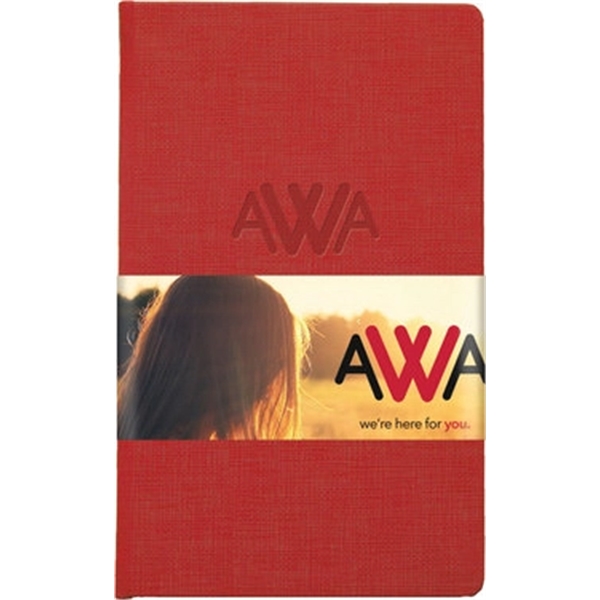 Journal with textured hard cover, full-color graphic wrap and 80 sheets... from ASI 91340 Journalbooks/Timeplanner Calendars