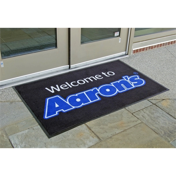 16 oz. nylon yarn door mat, with heavy duty vinyl and... from ASI 35750 PromoMatting by Americo
