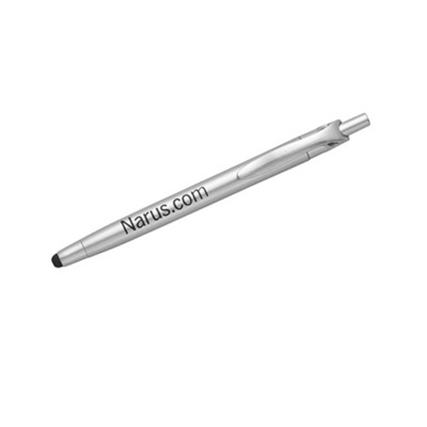 Metallic colored stylus pen with silver clip and trim.... from ASI 68850 Markon Pen & Pencil Inc / Tee-Gee