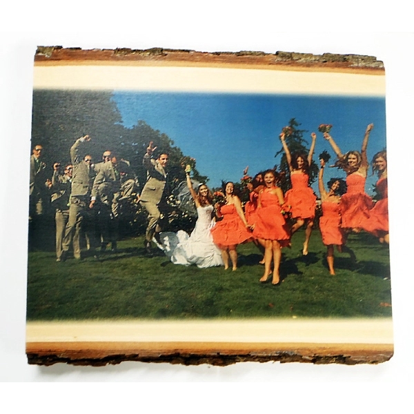 Wooden sign with bark edges measures 9" x 9" and makes... from ASI 92531 Unique Custom Products / UCP